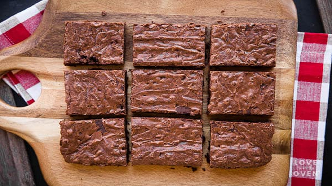 
BROWNIES MADE WITH COCOA POWDER




